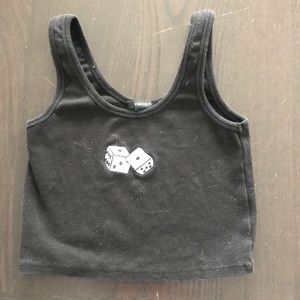 dice crop top
